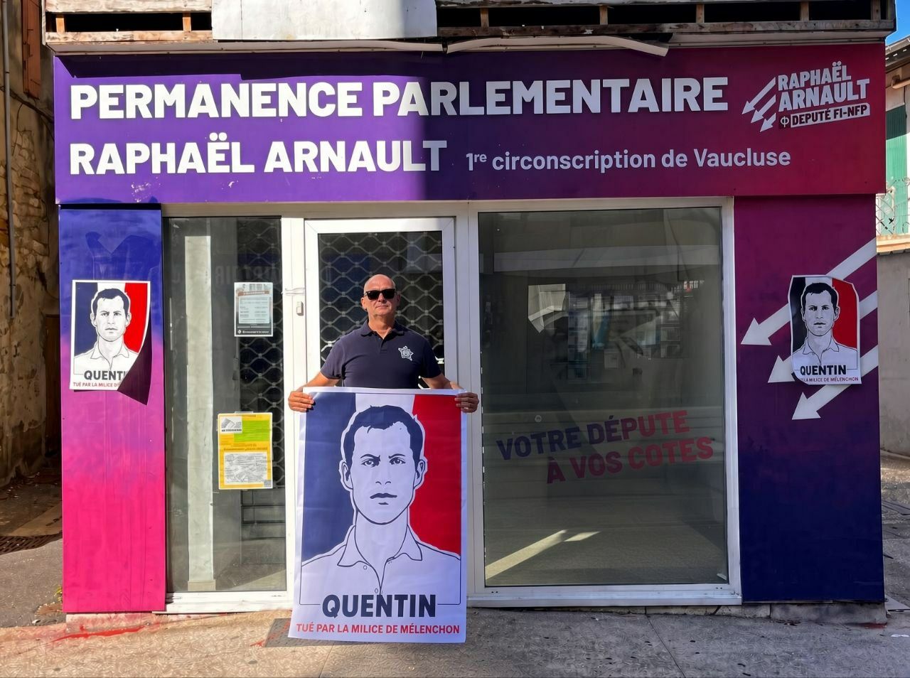 Réunion du Front Nationaliste à Avignon, fief de Raphaël Arnault